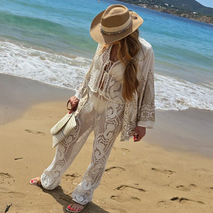 Boho summer gilet